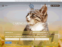 Tablet Screenshot of benchanimalhospital.com